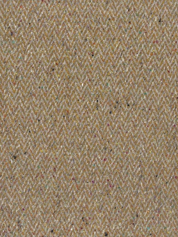 Herringbone Mustard Fabric Sample 