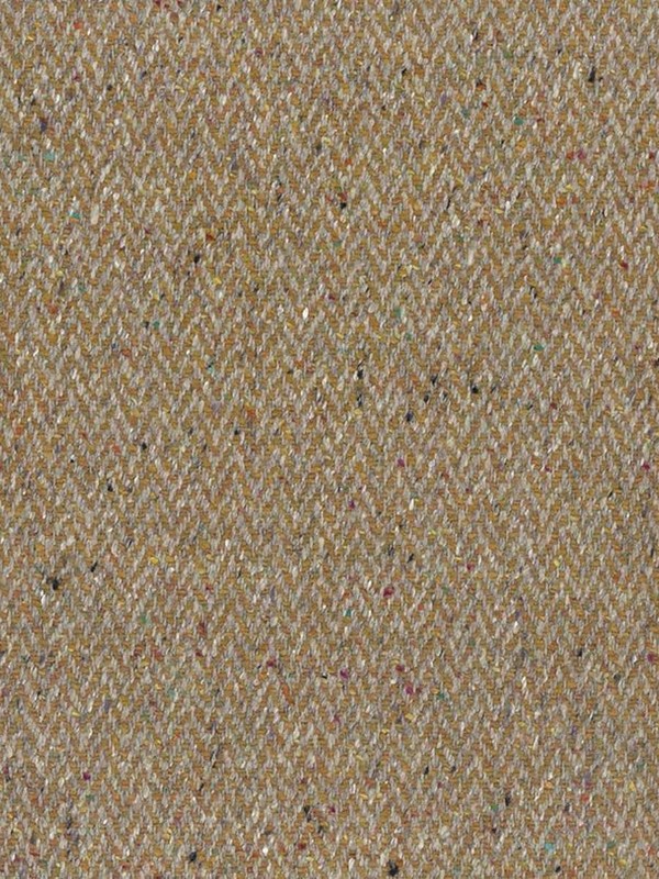 Herringbone Mustard Fabric Sample 