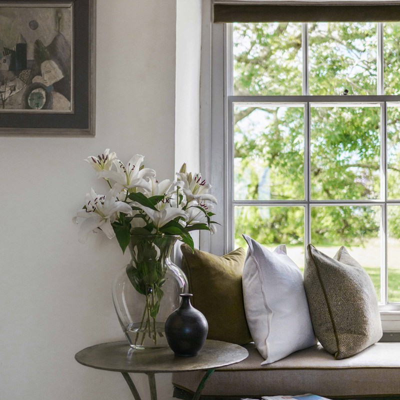 Luxury cushions in Spring colours for an interior refresh