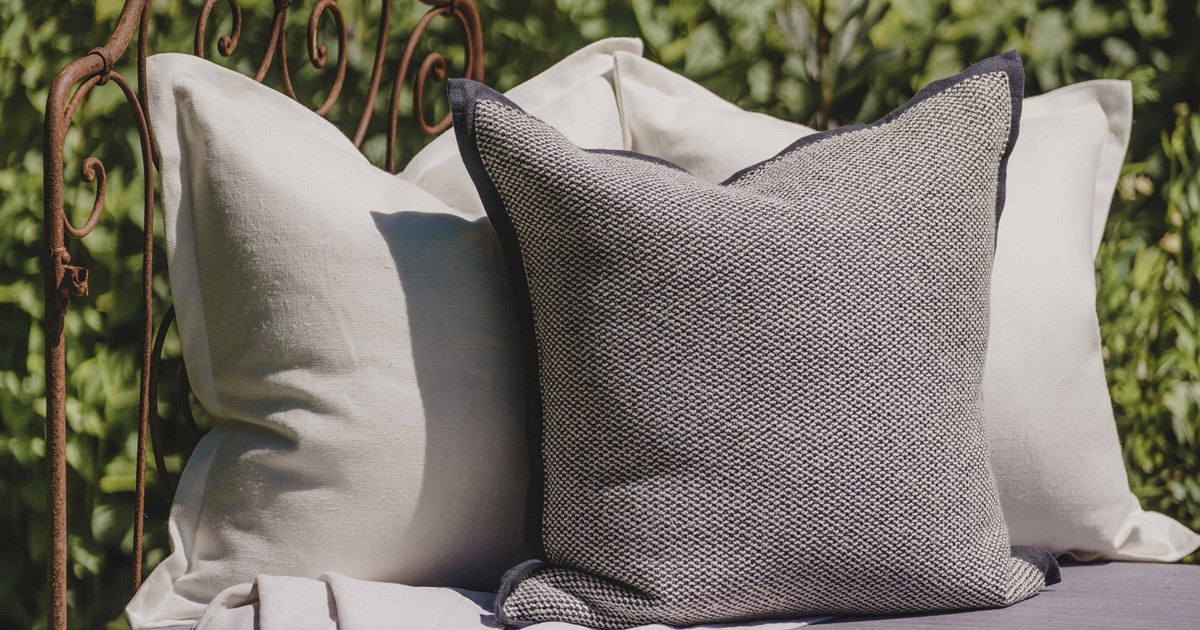Boeboes scatter cushions and sofa throws creating the perfect space to relax outdoors.