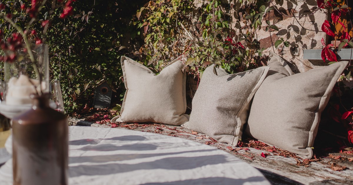 Boeboes linen fabric scatter cushions, ideal for a spring revamp.