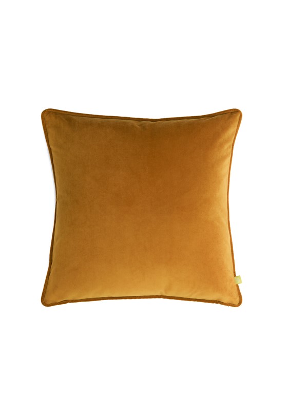 Velvet Mustard Cushion 
