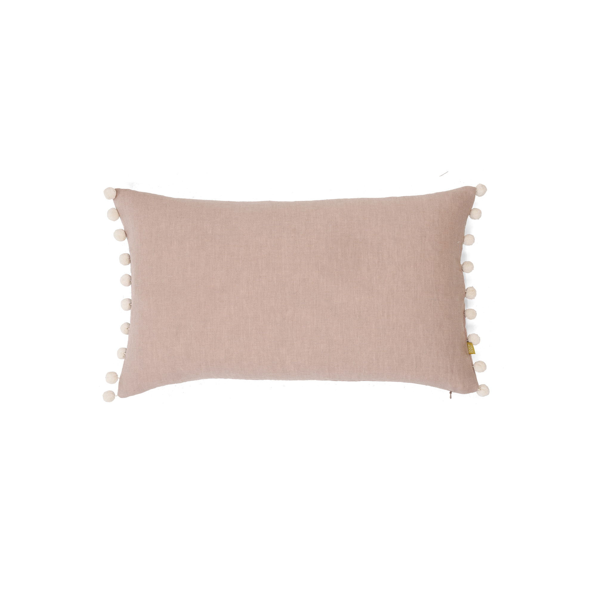 Blush pom pom cushion shop
