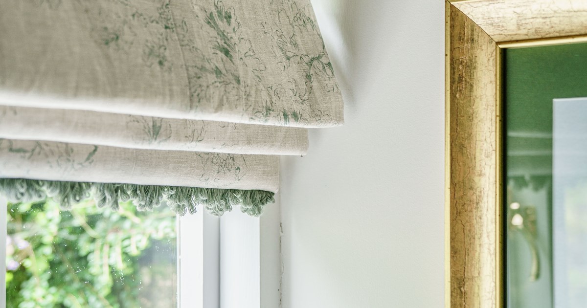 Luxury roman blinds made to fit your window space