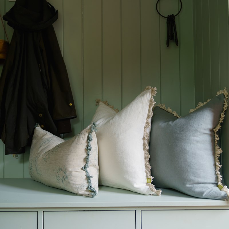 Luxury cushions to match your bespoke roman blinds and other furnishings